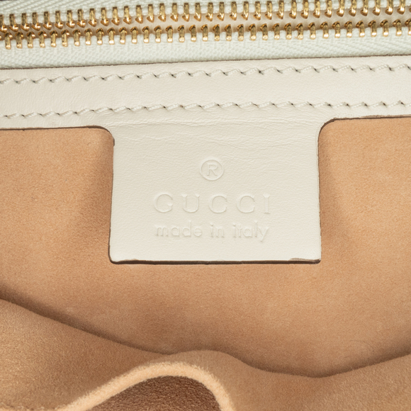 Pre-Loved Gucci Small Floral Embroidered Sylvie Crossbody Bag - Picture 6 of 9